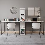 Casa si Gradina - Mobilier - Mese si birouri - Birouri - Birou, Hanah Home, pal melaminat, alb, 240x60x72 cm - Infinity.ro