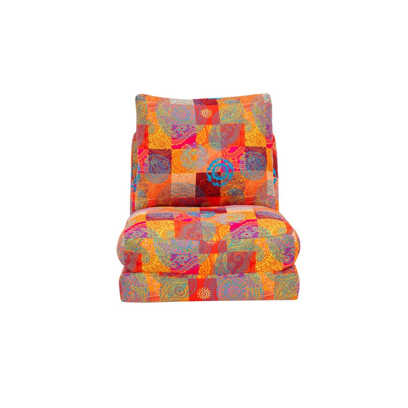 Casa si Gradina - Mobilier - Canapele si coltare - Canapele - Canapea extensibila, Hanah Home, metal, patchwork multicolor, 185x60 cm - Infinity.ro