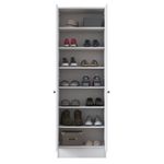 Casa si Gradina - Mobilier - Dulapuri si sifoniere - Dulapuri - Dulap multifunctional, Hanah Home, pal melaminat, alb, 59.8x37.5x182.8 cm - Infinity.ro