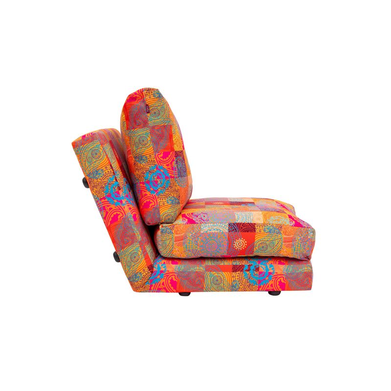 Casa si Gradina - Mobilier - Canapele si coltare - Canapele - Canapea extensibila, Hanah Home, metal, patchwork multicolor, 185x60 cm - Infinity.ro