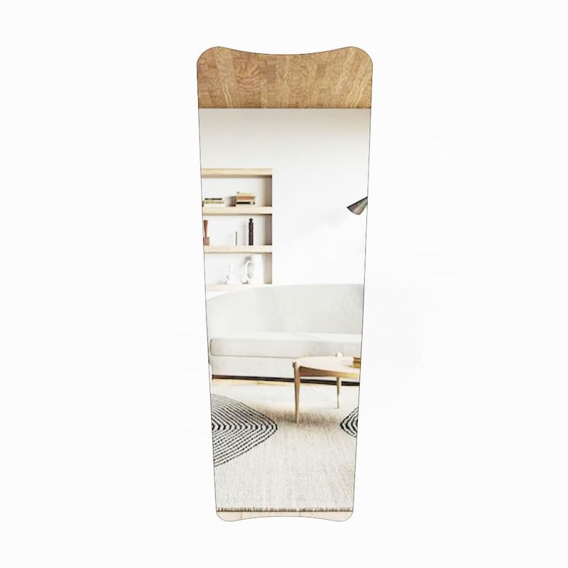 Casa si Gradina - Decoratiuni - Oglinzi - Oglinda de perete, Hanah Home, mdf, transparent, negru, 55x150x2.2 cm - Infinity.ro