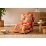 Casa si Gradina - Mobilier - Canapele si coltare - Canapele - Canapea extensibila, Hanah Home, metal, patchwork multicolor, 185x60 cm - Infinity.ro