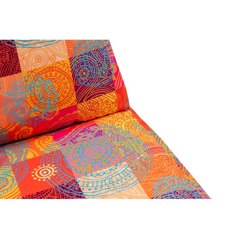 Casa si Gradina - Mobilier - Canapele si coltare - Canapele - Canapea extensibila, Hanah Home, metal, patchwork multicolor, 185x60 cm - Infinity.ro
