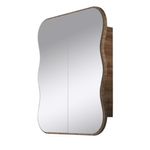 Casa si Gradina - Mobilier - Mobilier baie - Corpuri baie - Dulap baie, Hanah Home, panou dur, nuc, 12x45x50 cm - Infinity.ro