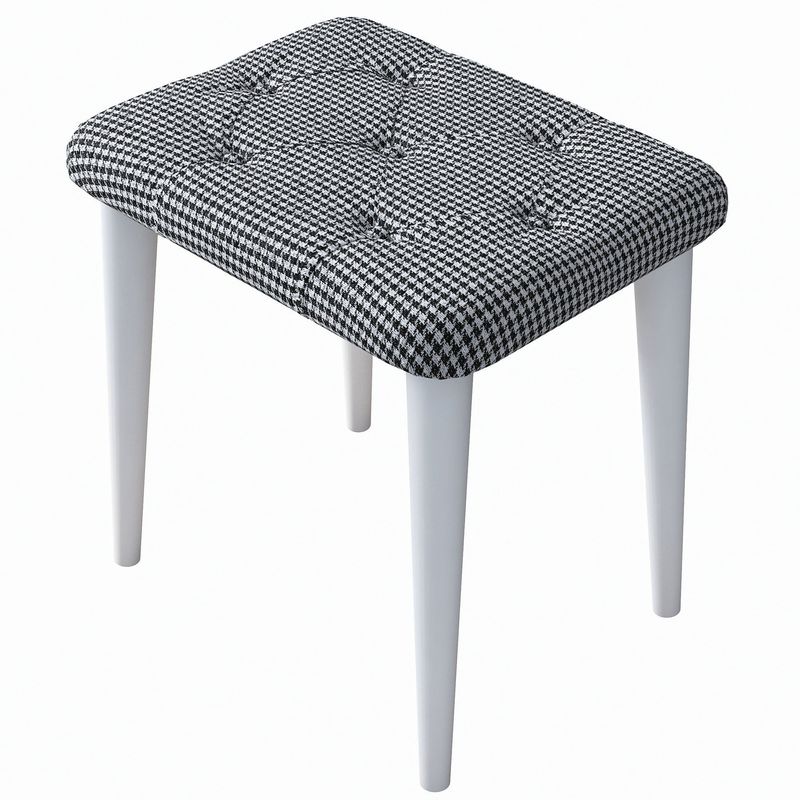 Casa si Gradina - Mobilier - Comode si corpuri - Masute de toaleta - Masa de machiaj, Hanah Home, pal melaminat, alb, 103x40x111.8 cm, 893RAN3322 - Infinity.ro