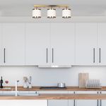 Casa si Gradina - Corpuri si surse de iluminat - Lustre si pendule - Candelabru, Opviq, metal, vintage, 66x15x21 cm - Infinity.ro