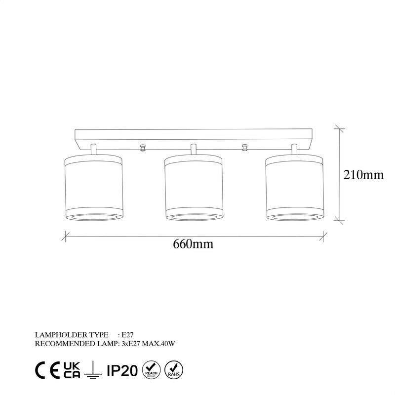 Casa si Gradina - Corpuri si surse de iluminat - Lustre si pendule - Candelabru, Opviq, metal, vintage, 66x15x21 cm - Infinity.ro