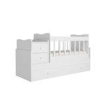 Casa si Gradina - Mobilier - Mobilier copii - Patuturi copii - Patut copii, Hanah Home, mdf, alb, 175x95x67 cm - Infinity.ro