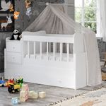 Casa si Gradina - Mobilier - Mobilier copii - Patuturi copii - Patut copii, Hanah Home, mdf, alb, 175x95x67 cm - Infinity.ro