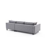 Casa si Gradina - Mobilier - Canapele si coltare - Coltare - Coltar, Atelier Del Sofa, lemn de fag, gri, 258x181x83 cm - Infinity.ro