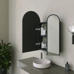 Casa si Gradina - Mobilier - Mobilier baie - Corpuri baie - Dulap baie, Hanah Home, mdf, negru, 12x45x50 cm, 552NOS1215 - Infinity.ro