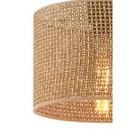 Casa si Gradina - Corpuri si surse de iluminat - Lustre si pendule - Candelabru, Opviq, metal, bej, abajur bumbac, 25x25x18 cm, inaltime totala 65 cm - Infinity.ro