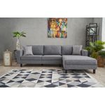 Casa si Gradina - Mobilier - Canapele si coltare - Coltare - Coltar, Atelier Del Sofa, lemn de fag, gri, 258x181x83 cm - Infinity.ro