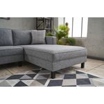 Casa si Gradina - Mobilier - Canapele si coltare - Coltare - Coltar, Atelier Del Sofa, lemn de fag, gri, 258x181x83 cm - Infinity.ro
