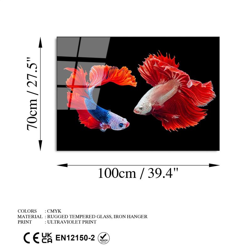 Casa si Gradina - Decoratiuni - Tablouri - Tablou decorativ din sticla temperata, Wallxpert, multicolor, 70x100 cm, 123BZM1230 - Infinity.ro