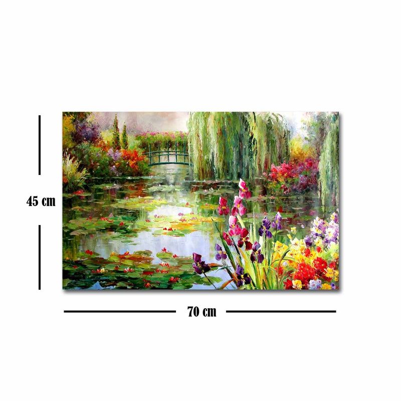 Casa si Gradina - Decoratiuni - Tablouri - Tablou canvas decorativ, Wallxpert, panza piele de caprioara, multicolor, 45x70 cm, rama lemn, 249CVT1507 - Infinity.ro