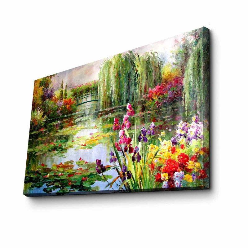 Casa si Gradina - Decoratiuni - Tablouri - Tablou canvas decorativ, Wallxpert, panza piele de caprioara, multicolor, 45x70 cm, rama lemn, 249CVT1507 - Infinity.ro