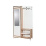 Casa si Gradina - Mobilier - Organizare si depozitare - Cuiere - Cuier, Hanah Home, pal melaminat, stejar sonoma, 100x36x190 cm, 863SPH4801 - Infinity.ro