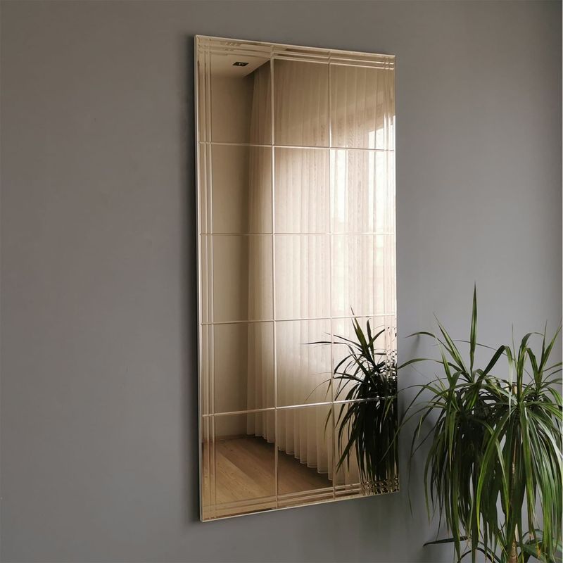 Casa si Gradina - Decoratiuni - Oglinzi - Oglinda, Hanah Home, mdf, argintiu, 62x130 cm, 552NOS2143 - Infinity.ro