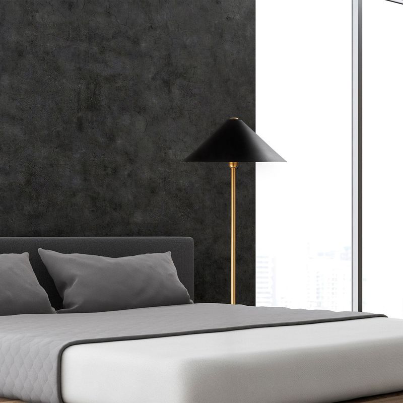 Casa si Gradina - Corpuri si surse de iluminat - Veioze si lampi - Lampadare - Lampadar, Opviq, metal, auriu, 46x46x150 cm, 942FLG1528 - Infinity.ro