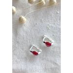 Fashion, accesorii si bijuterii - Femei - Bijuterii femei - Cercei femei - Cercei, Heliophilia, argint 925, multicolor, 0,9 cm - Infinity.ro