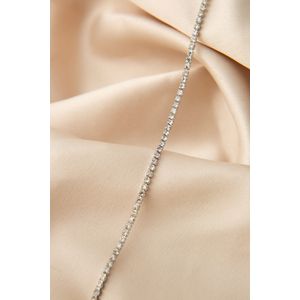 Bratara metalica, Heliophilia, argintiu, 23 cm