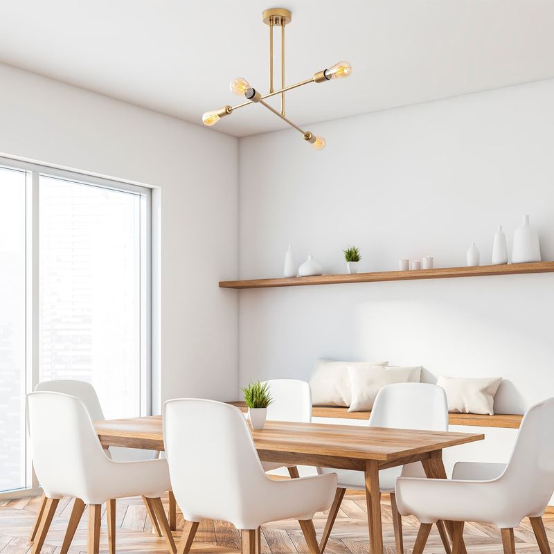 Casa si Gradina - Corpuri si surse de iluminat - Lustre si pendule - Candelabru, Opviq, metal, auriu, diametru 70 cm, inaltime 40 cm - Infinity.ro