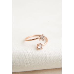 Inel, Heliophilia, argint 925, argintiu, reglabil, 938ELS8173