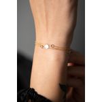 Fashion, accesorii si bijuterii - Femei - Bijuterii femei - Bratari femei - Bratara, Heliophilia, argint 925, auriu, 2.97 gr, 938ELS2528 - Infinity.ro