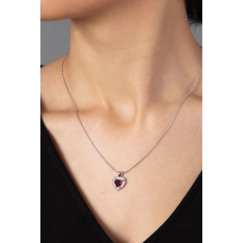 Fashion, accesorii si bijuterii - Femei - Bijuterii femei - Coliere femei - Colier, Heliophilia, metal, argintiu, coral, 40+5 cm - Infinity.ro