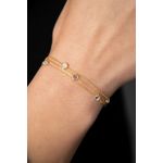 Fashion, accesorii si bijuterii - Femei - Bijuterii femei - Bratari femei - Bratara, Heliophilia, argint 925, auriu, antialergica, 938ELS2522 - Infinity.ro