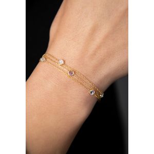 Bratara, Heliophilia, argint 925, auriu, antialergica, 938ELS2522