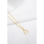 Fashion, accesorii si bijuterii - Femei - Bijuterii femei - Coliere femei - Colier, Heliophilia, argint 925, auriu, lungime lant 43 cm, 938ELS5862 - Infinity.ro