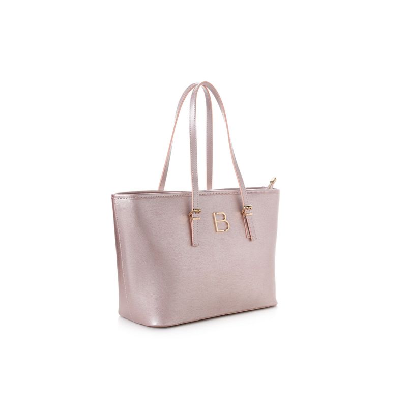 Fashion, accesorii si bijuterii - Femei - Accesorii femei - Genti si rucsacuri femei - Geanta tote, Lucky Bees, auriu, piele polivinilica, 42x15x25 cm - Infinity.ro