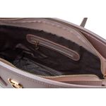 Fashion, accesorii si bijuterii - Femei - Accesorii femei - Genti si rucsacuri femei - Geanta tote, Lucky Bees, auriu, piele polivinilica, 42x15x25 cm - Infinity.ro