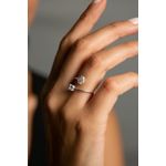 Fashion, accesorii si bijuterii - Femei - Bijuterii femei - Inele femei - Inel, Heliophilia, argint 925, argintiu, diametru 19,5 mm, reglabil, 938ELS8214 - Infinity.ro