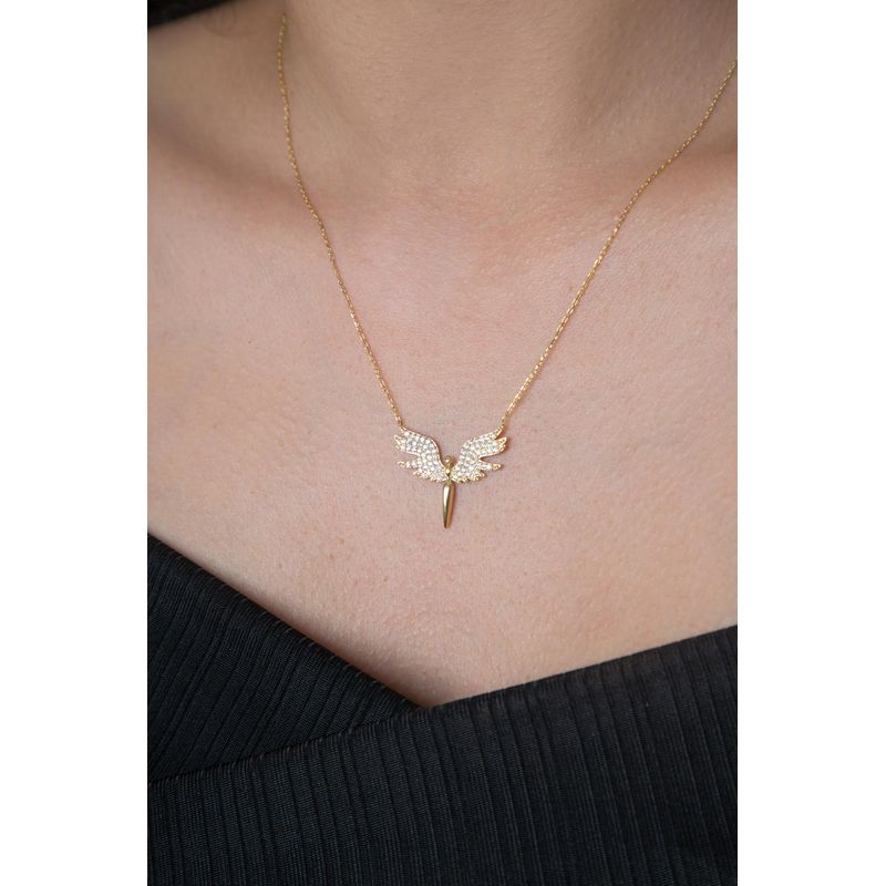 Fashion, accesorii si bijuterii - Femei - Bijuterii femei - Coliere femei - Colier, Heliophilia, argint 925, multicolor, zirconiu, lungime lant 43 cm - Infinity.ro