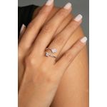 Fashion, accesorii si bijuterii - Femei - Bijuterii femei - Inele femei - Inel, Heliophilia, argint 925, argintiu, diametru 19,5 mm, reglabil, 938ELS8214 - Infinity.ro