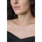 Fashion, accesorii si bijuterii - Femei - Bijuterii femei - Coliere femei - Colier, Heliophilia, argint 925, multicolor, zirconiu, lungime lant 43 cm - Infinity.ro