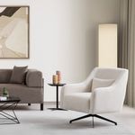 Casa si Gradina - Mobilier - Scaune si fotolii - Fotolii - Fotoliu, Atelier Del Sofa, lemn fag si pal, alb, 80x95x88 cm - Infinity.ro