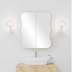 Casa si Gradina - Mobilier - Mobilier baie - Corpuri baie - Dulap baie, Hanah Home, carton dur, stejar, 12x45x50 cm - Infinity.ro