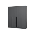 Casa si Gradina - Mobilier - Dulapuri si sifoniere - Sifoniere - Sifonier, Hanah Home, pal melaminat, antracit, 180x52x210 cm - Infinity.ro