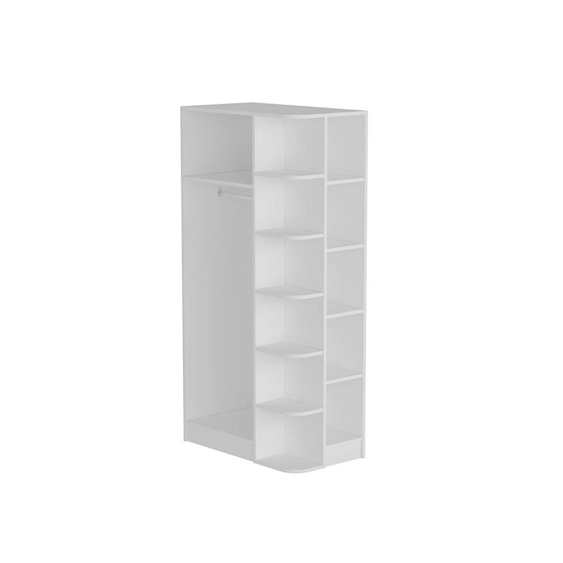 Casa si Gradina - Mobilier - Dulapuri si sifoniere - Sifoniere - Sifonier, Hanah Home, pal melaminat, alb, 90x181.8x50 cm - Infinity.ro