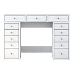 Casa si Gradina - Mobilier - Comode si corpuri - Masute de toaleta - Masa de machiaj, Hanah Home, pal melaminat, alb, 120x44.5x81.6 cm - Infinity.ro