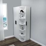 Casa si Gradina - Mobilier - Dulapuri si sifoniere - Sifoniere - Sifonier, Hanah Home, pal melaminat, alb, 90x181.8x50 cm - Infinity.ro