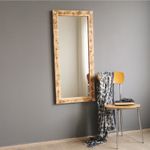 Casa si Gradina - Decoratiuni - Oglinzi - Oglinda, Hanah Home, lemn masiv de pin, nuc, 50x110 cm, 552NOS2131 - Infinity.ro