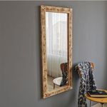 Casa si Gradina - Decoratiuni - Oglinzi - Oglinda, Hanah Home, lemn masiv de pin, nuc, 50x110 cm, 552NOS2131 - Infinity.ro