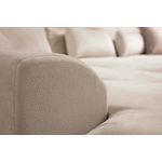 Casa si Gradina - Mobilier - Canapele si coltare - Coltare - Coltar, Hanah Home, lemn fag si pal, ecru, 304x190x100 cm - Infinity.ro