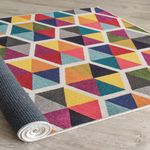 Casa si Gradina - Textile si covoare - Covoare - Covoare casa - Covor, Conceptum Hypnose, multicolor, 160x230 cm, 70% bumbac, 30% poliester, antiderapant, 625HFT4476 - Infinity.ro