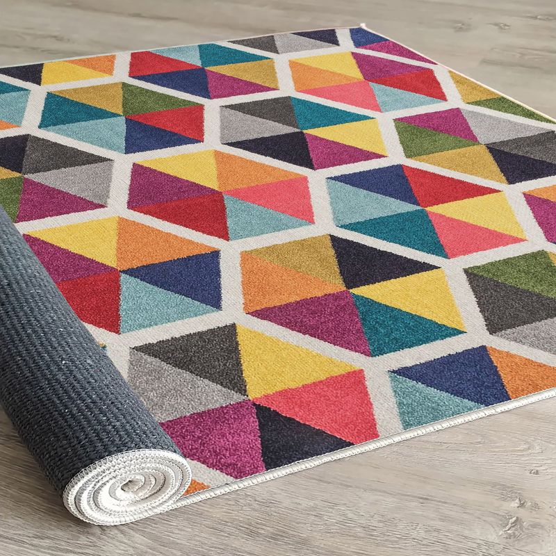 Casa si Gradina - Textile si covoare - Covoare - Covoare casa - Covor, Conceptum Hypnose, multicolor, 160x230 cm, 70% bumbac, 30% poliester, antiderapant, 625HFT4476 - Infinity.ro